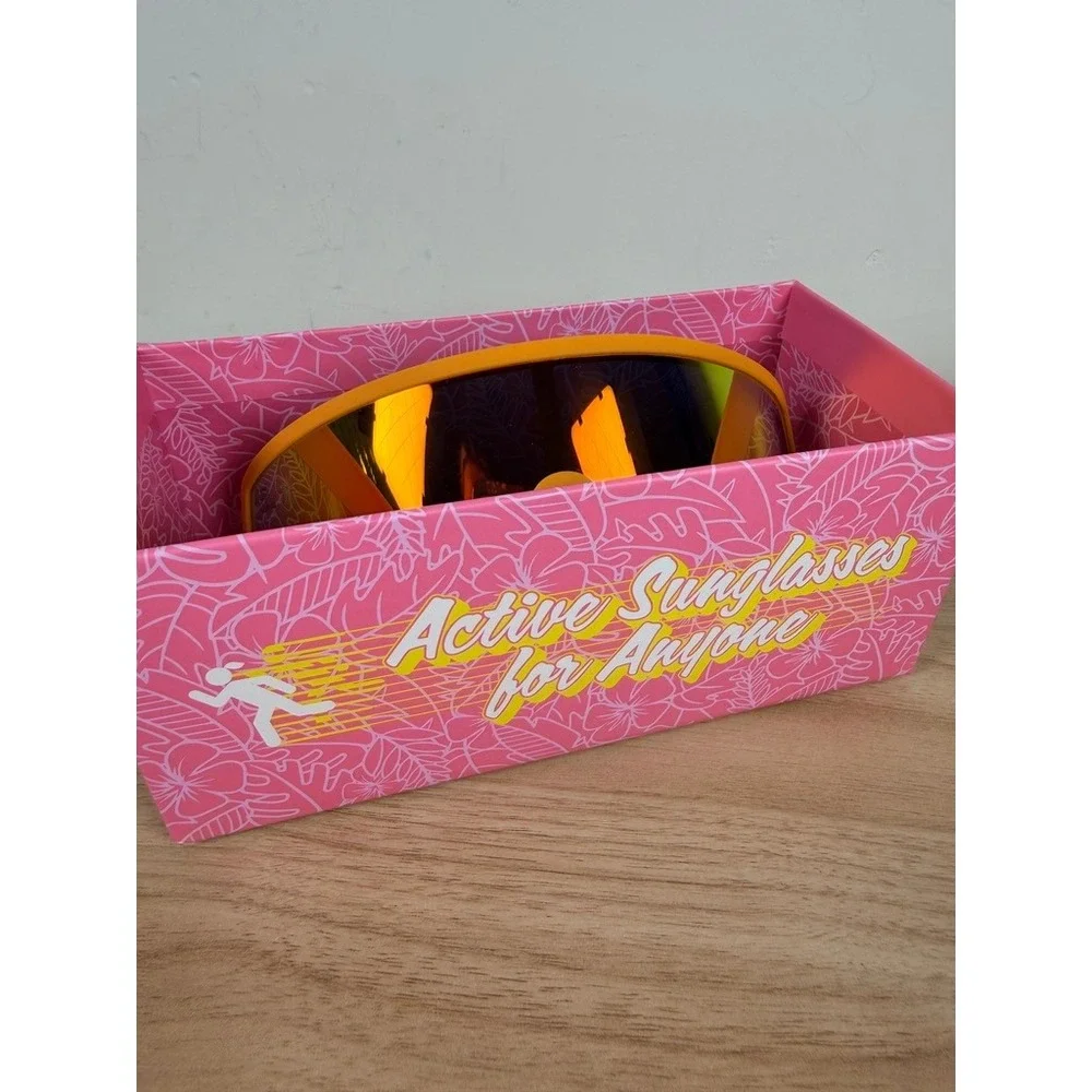 Goodr Wrap Gs Eats Gravel for Breakfast Sunglasses Gravel Worlds Collab Cycling